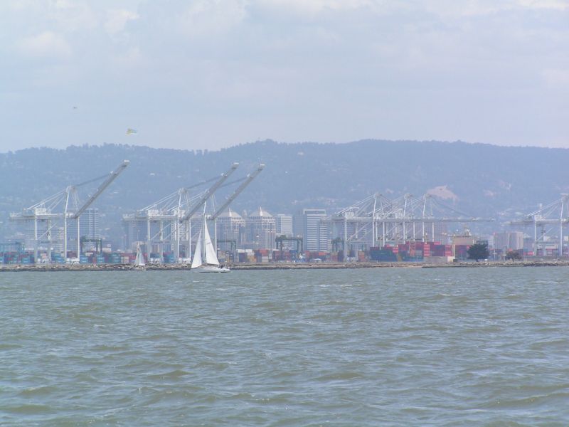 Oakland docks ...