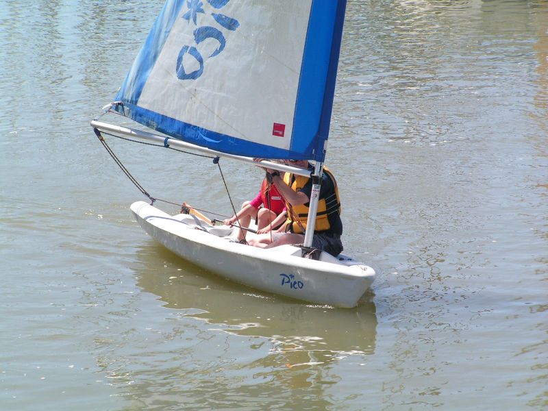 Kimberly on the helm