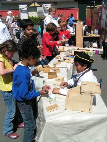 Carpentry shop.