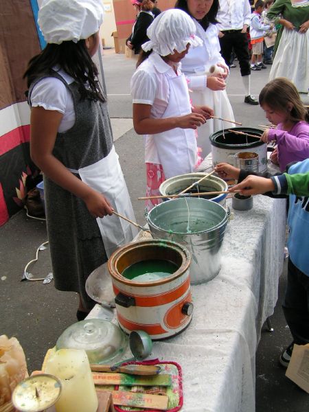 dipping candles